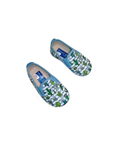 ZAPATILLA INFANTIL CACTUS AZUL