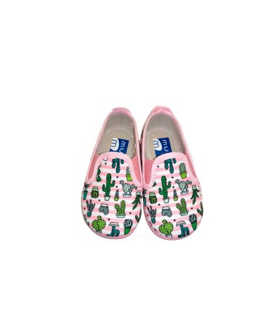 ZAPATILLA INFANTIL CACTUS ROSA