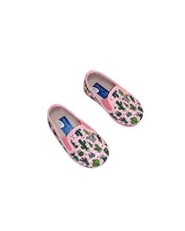 ZAPATILLA INFANTIL CACTUS ROSA