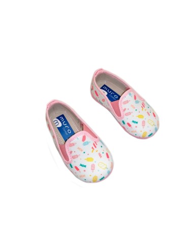 ZAPATILLA INFANTIL ELASTICOS HELADOS