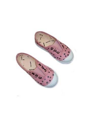 ZAPATILLA INFANTIL ESTRELLAS ROSA