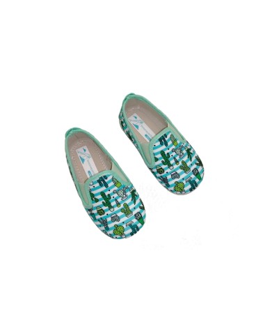 ZAPATILLA INFANTIL CACTUS VERDE