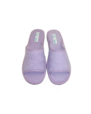 ZAPATILLA DESCALZA RIZO MORADO PUNTERA ABIERTA