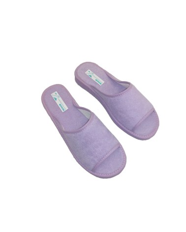 ZAPATILLA DESCALZA RIZO MORADO PUNTERA ABIERTA