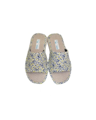 ZAPATILLA DESCALZA FLORES MARINO