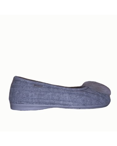 ZAPATILLA POMPÓN GRIS