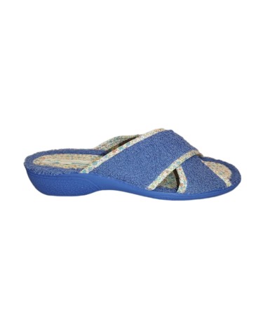 ZAPATILLA DESCALZA TIRAS RIZO AZUL