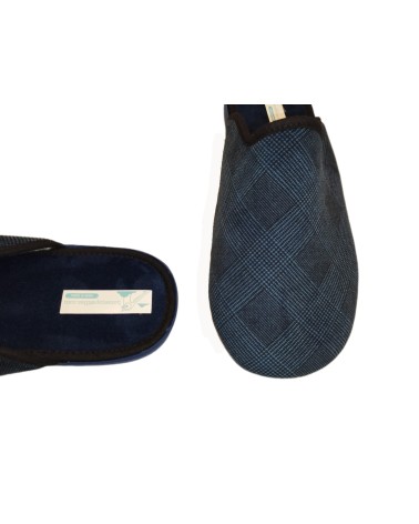 ZAPATILLA DESCALZA ROMBOS MARINO
