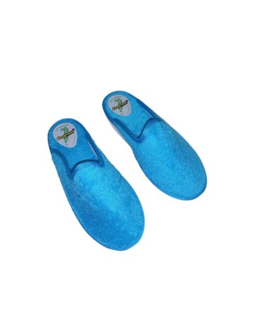 ZAPATILLA TOALLA TURQUESA