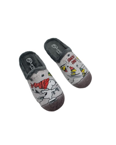 ZAPATILLA DESCALZA SNOOPY ANTRACITA