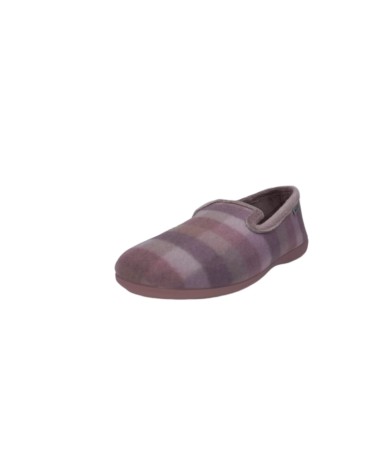 ZAPATILLAS CERRADAS CUADROS MALVA