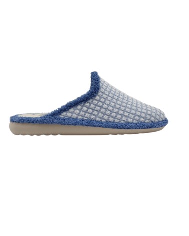 ZAPATILLA DESCALZA CUADROS AZUL