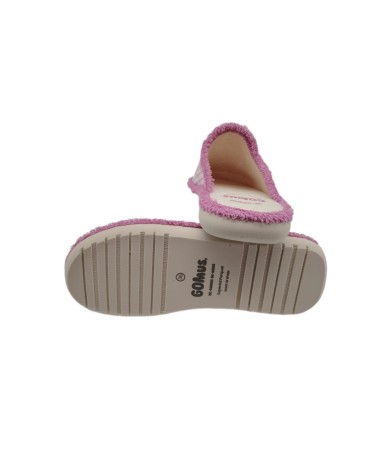 ZAPATILLA DESCALZA CUADROS ROSA
