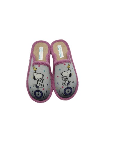 ZAPATILLA DESCALZA SNOOPY MALVA