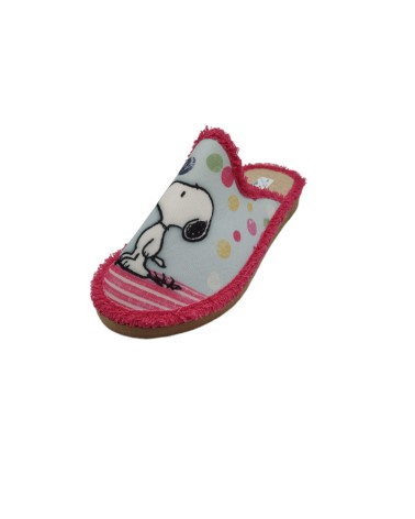 ZAPATILLA DESCALZA SNOOPY FUXIA