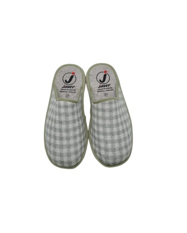 ZAPATILLA DESCALZA CUADROS VERDE
